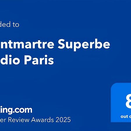 Montmartre Superbe Studio Paris Free Netflix Экстерьер фото