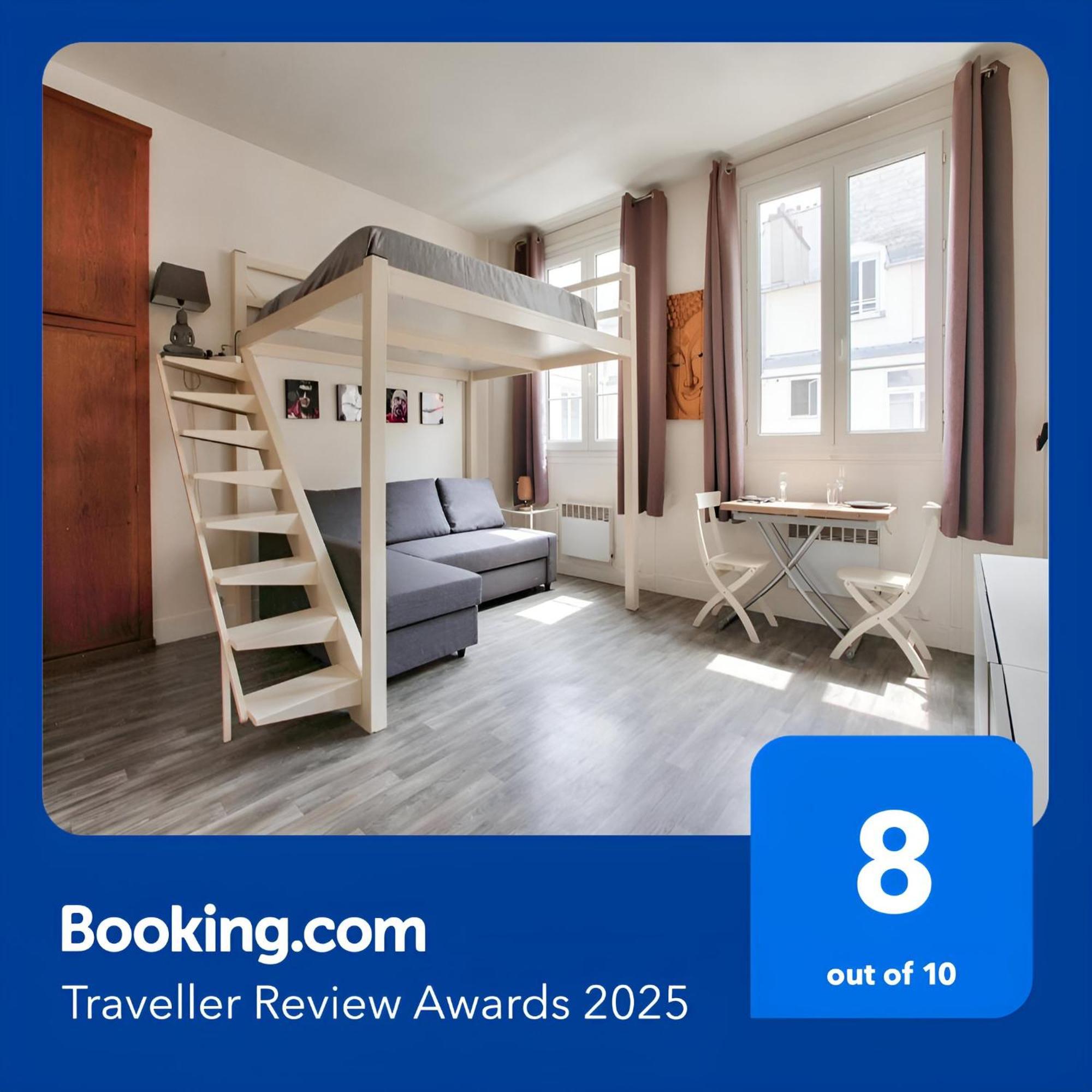 Montmartre Superbe Studio Paris Free Netflix Экстерьер фото