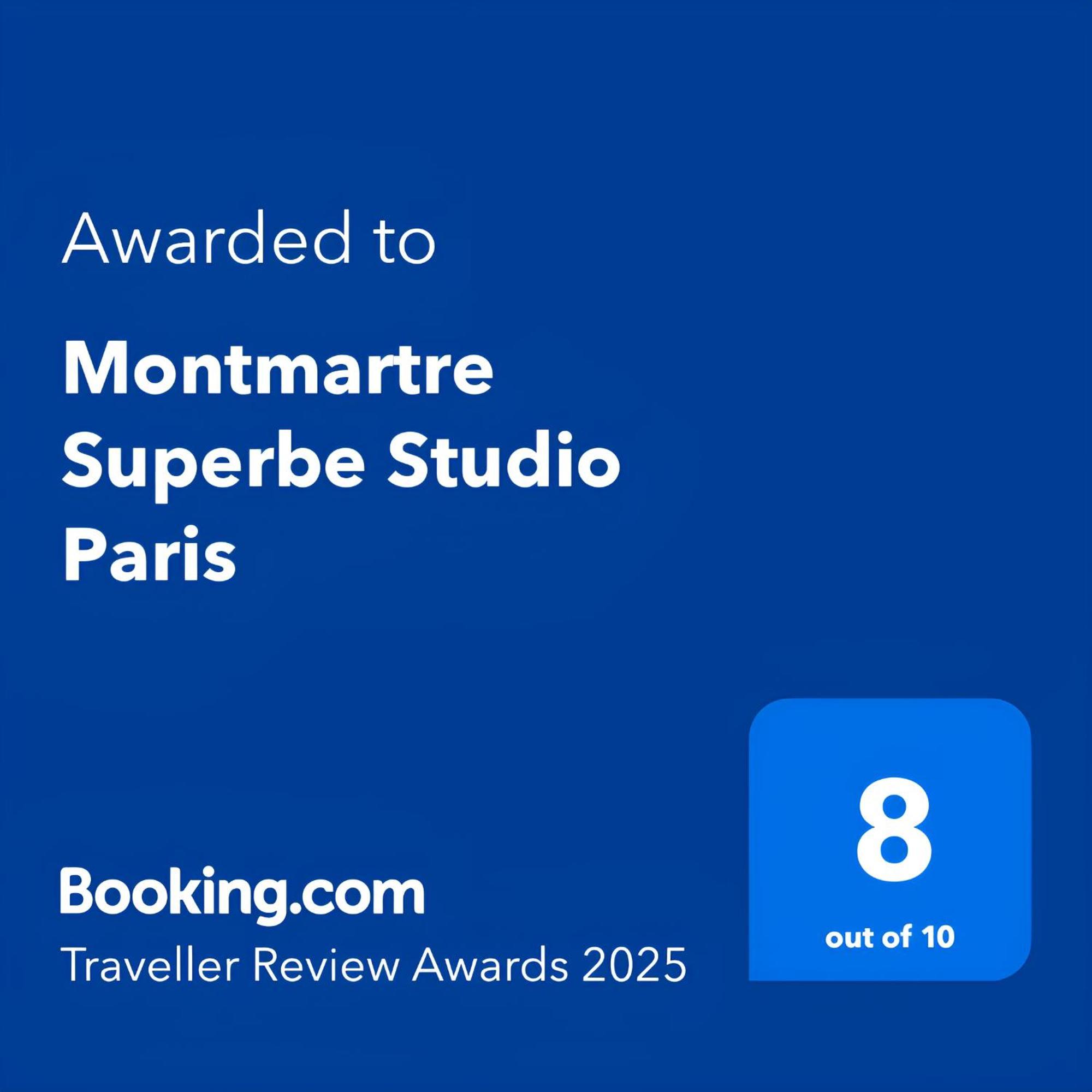 Montmartre Superbe Studio Paris Free Netflix Экстерьер фото